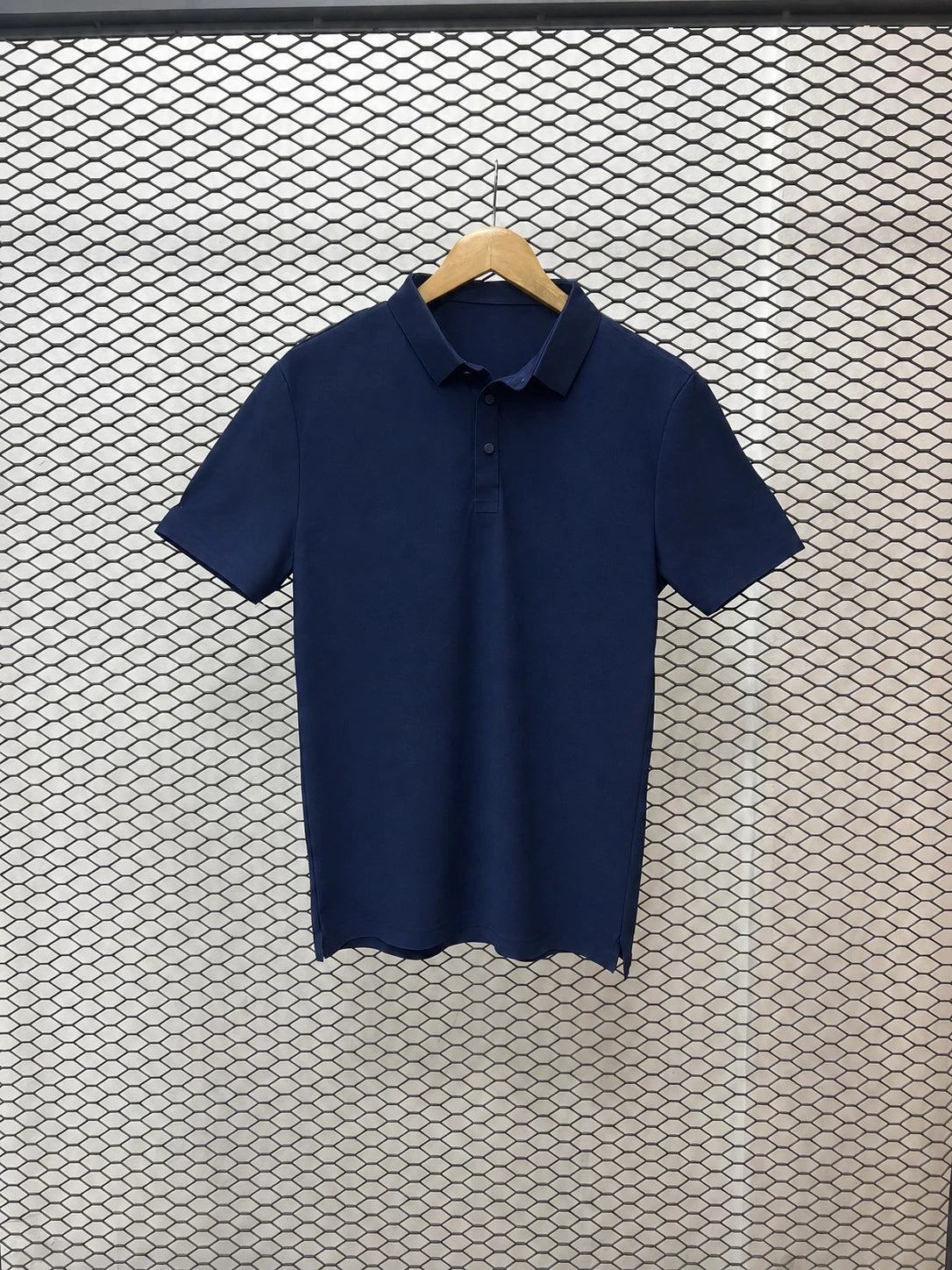 Camisa Polo Masculina Sem Costura em Poliamida