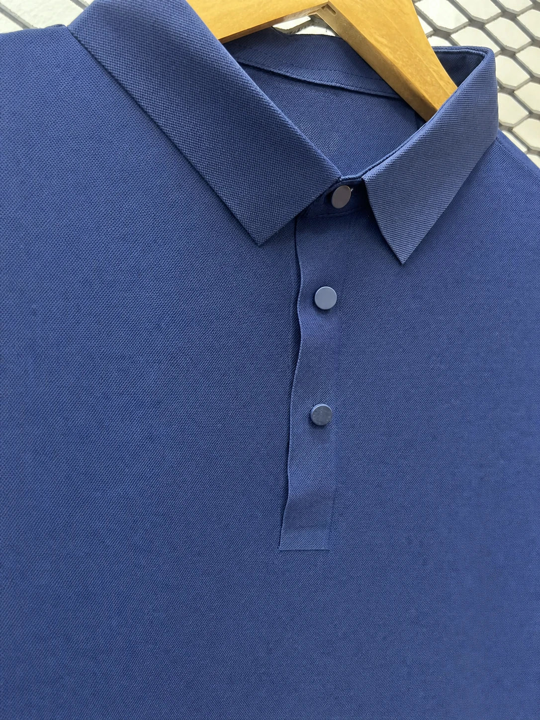 Camisa Polo Masculina Sem Costura em Poliamida