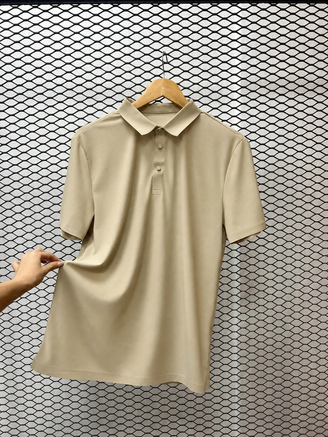 Camisa Polo Masculina Sem Costura em Poliamida