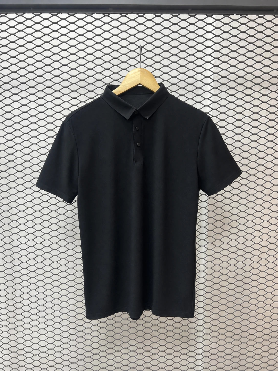 Camisa Polo Masculina Sem Costura em Poliamida