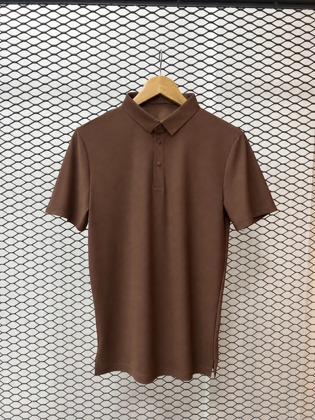 Camisa Polo Masculina Sem Costura em Poliamida