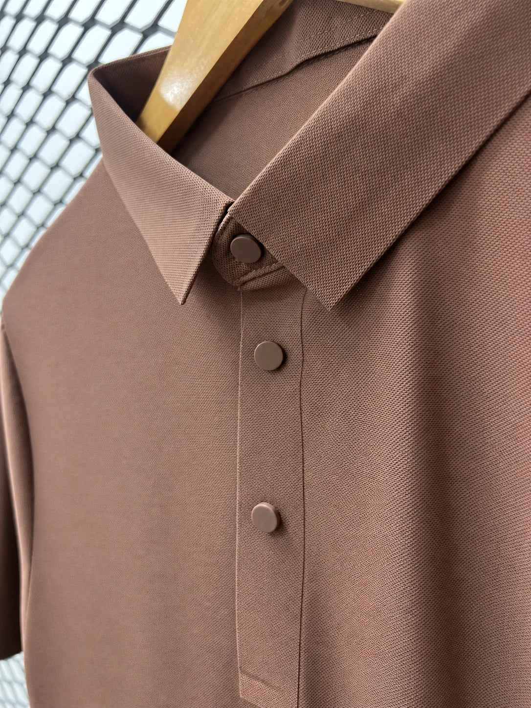 Camisa Polo Masculina Sem Costura em Poliamida