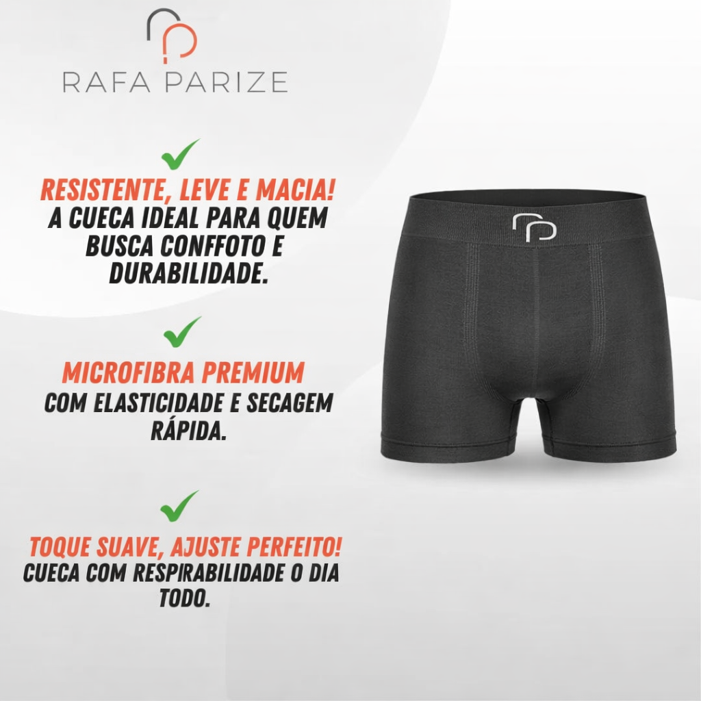 KIT CUECA BOXER ALTOMAX CONFORT BASIC 21016