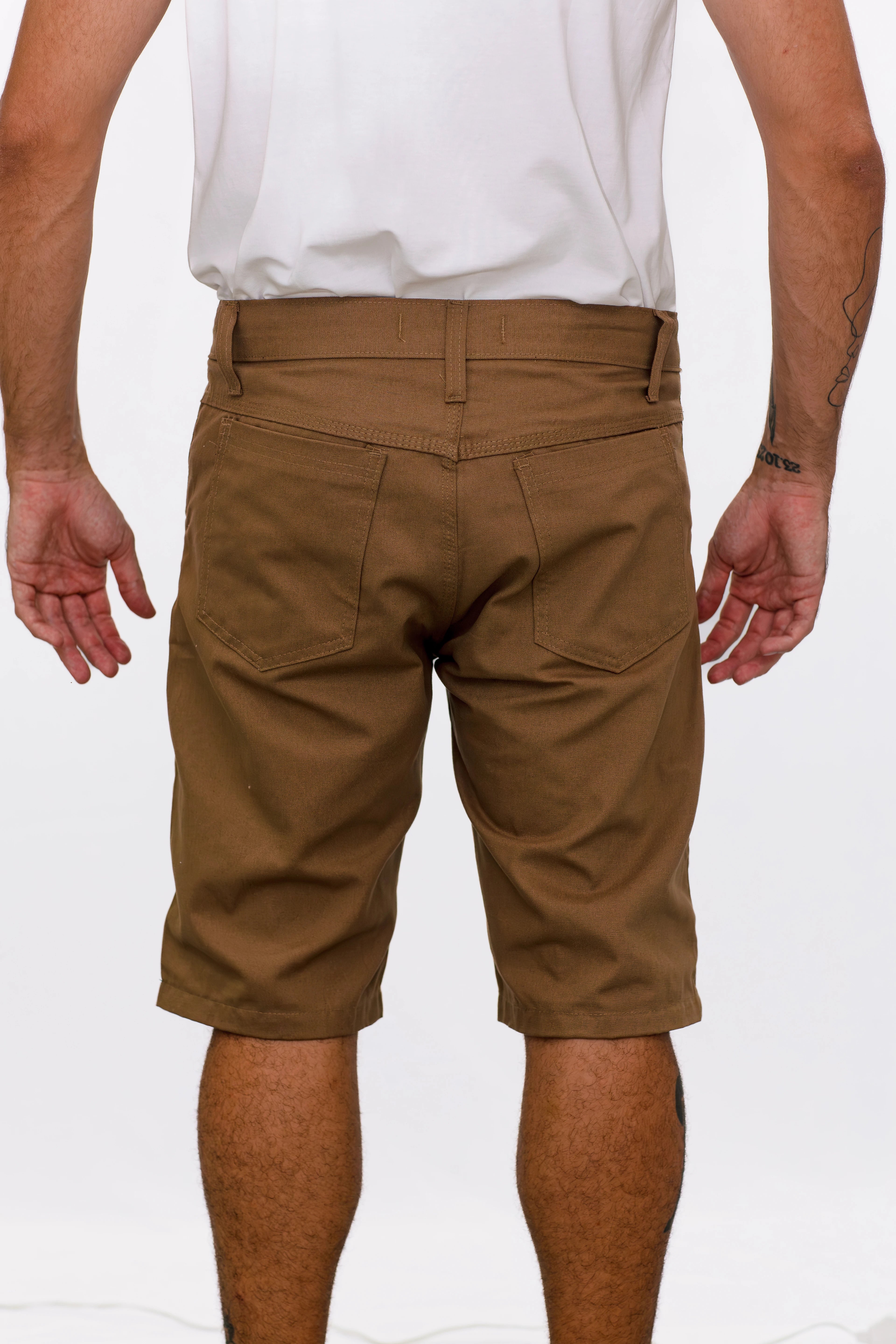 Bermuda Chino Masculina 100% Algodão | Corte reto | 4 Bolsos