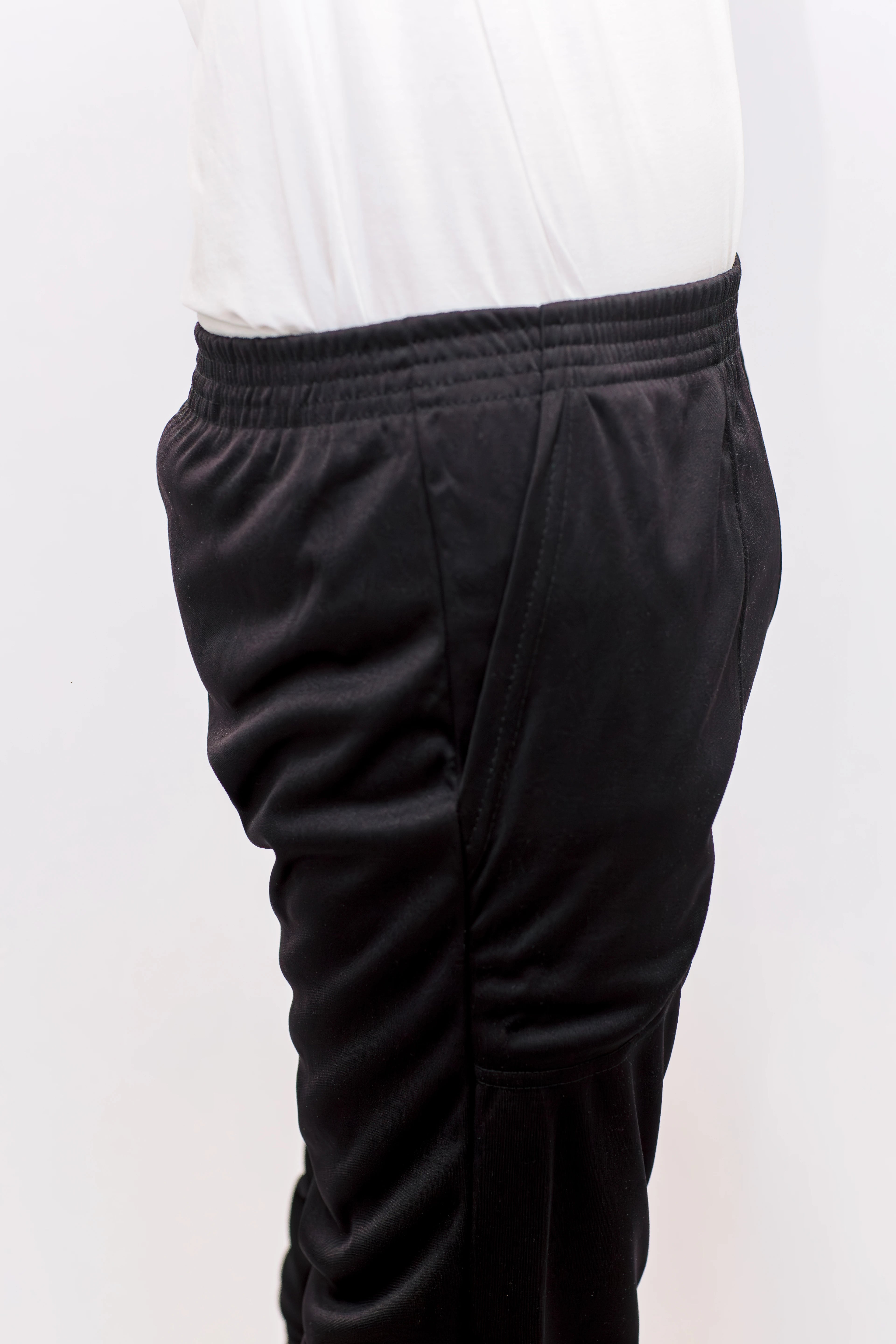 Calça Moletinho Felpado Jogger com Punho | Elástico Largo Confortável | Preto e Marinho |