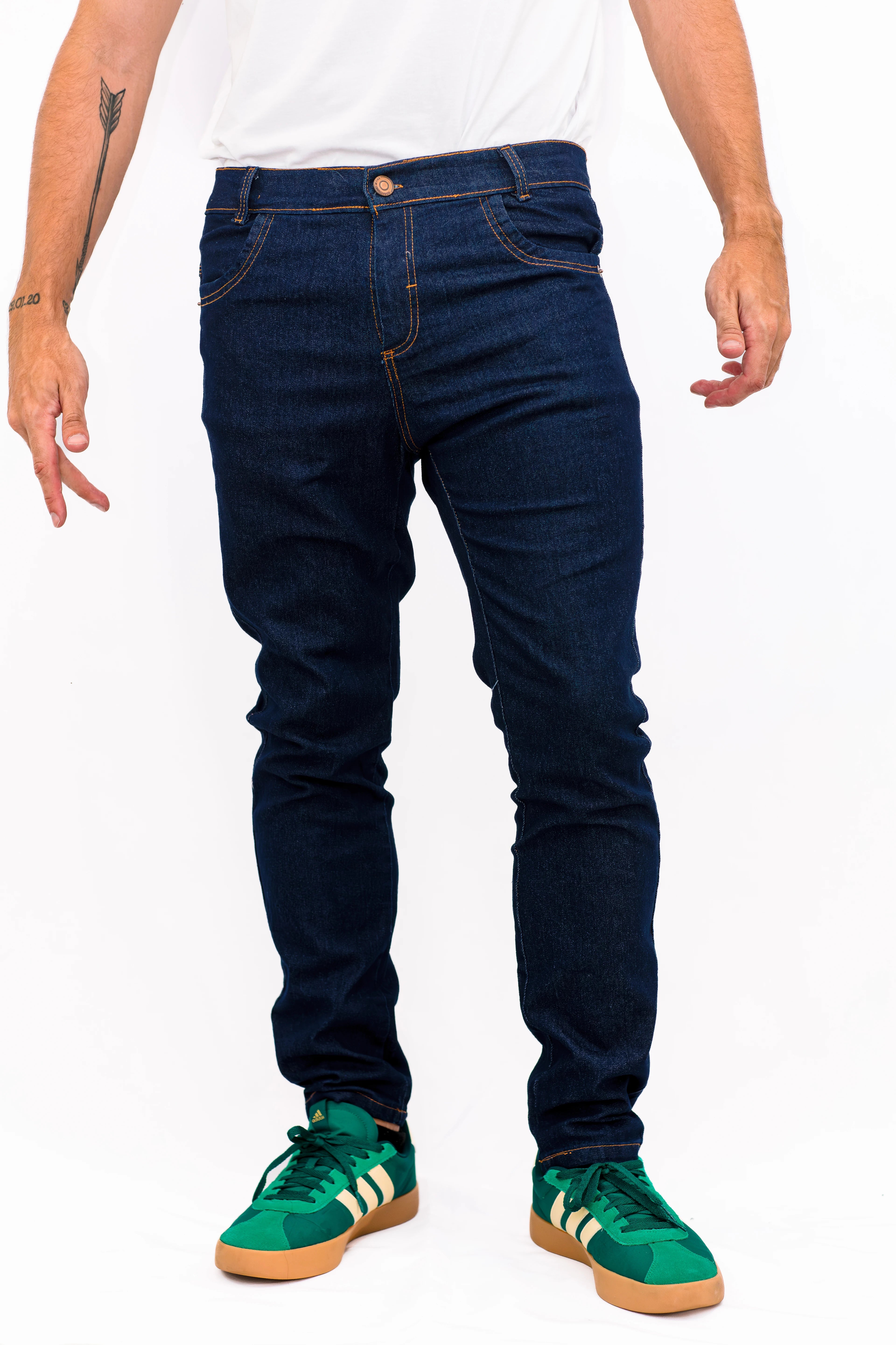 Calça Jeans Masculina com Lycra – Modelagem Básica e Confortável | Balix