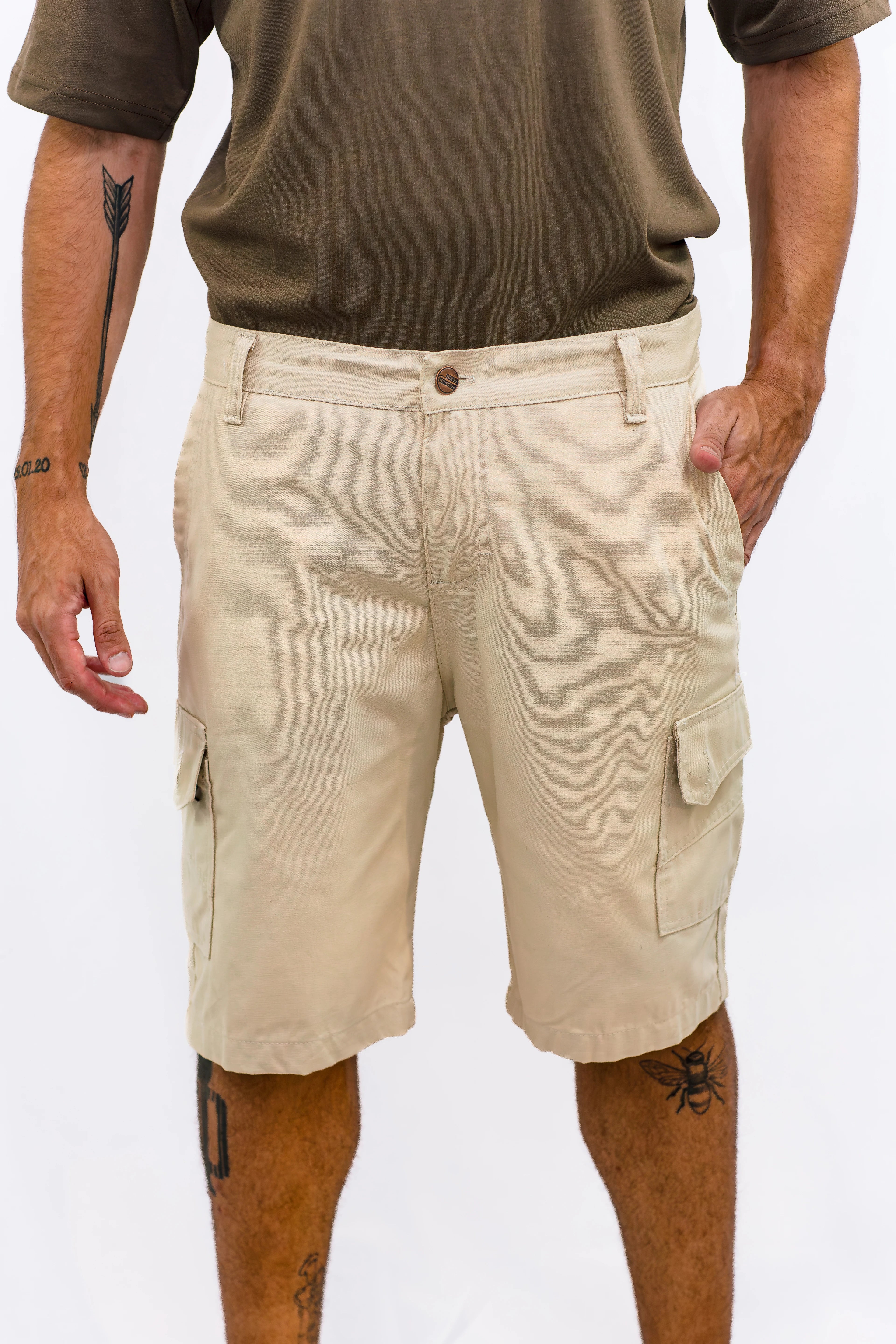 Bermuda Cargo Masculina 100% Algodão