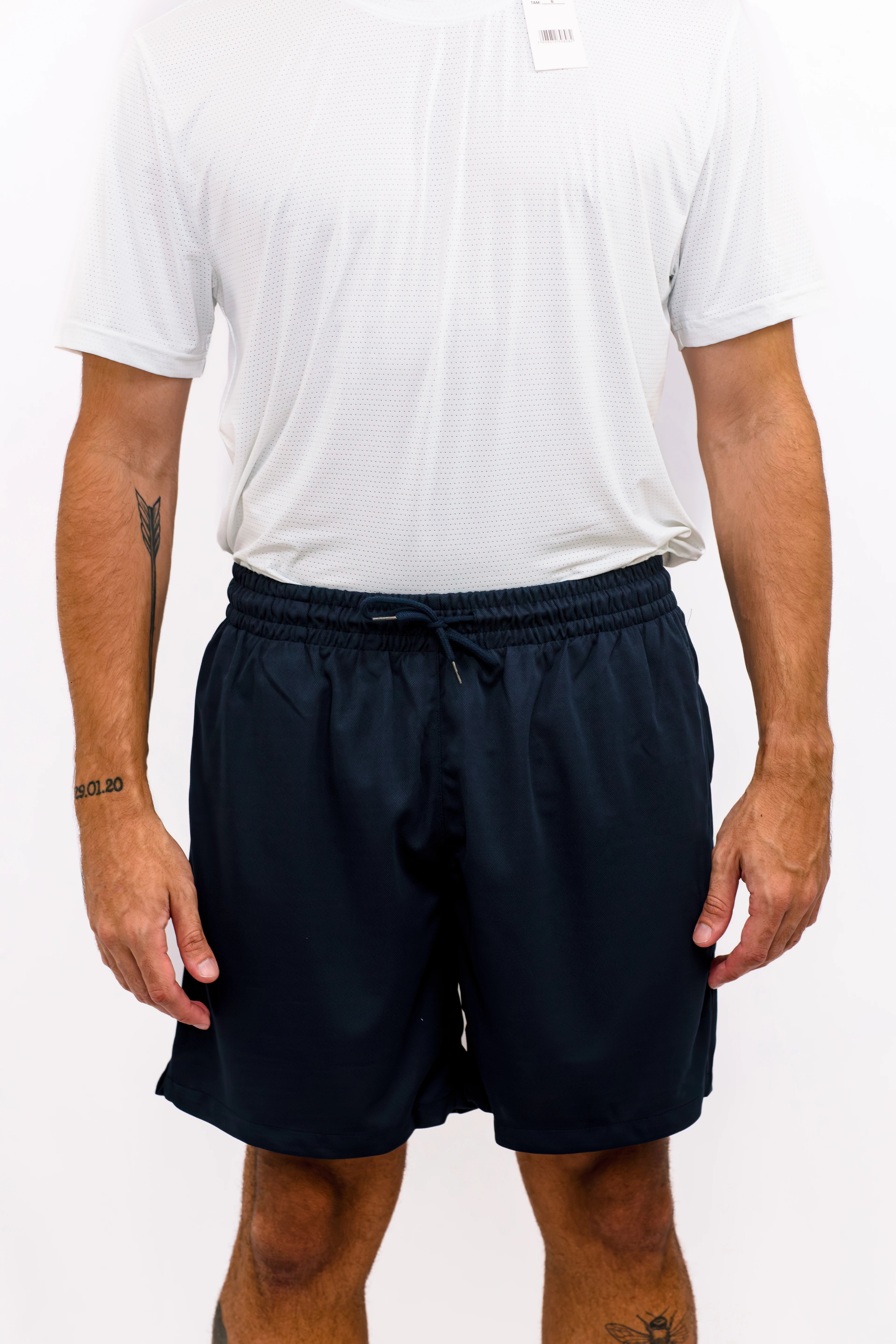Short de Helanca Masculino Básico sem Bolso