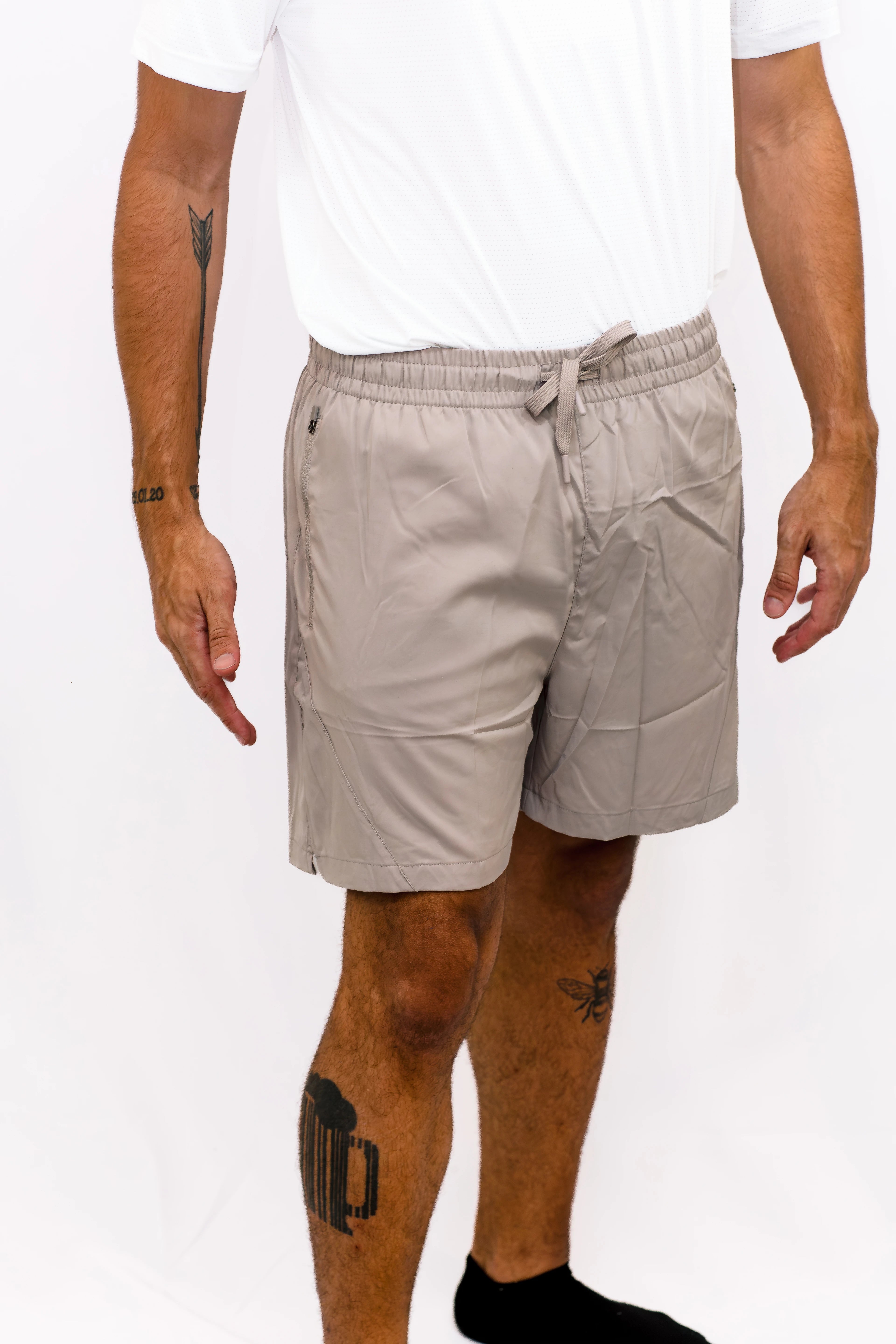 Short Tactel com Elastano e Zíper - Ideal para o seu treino