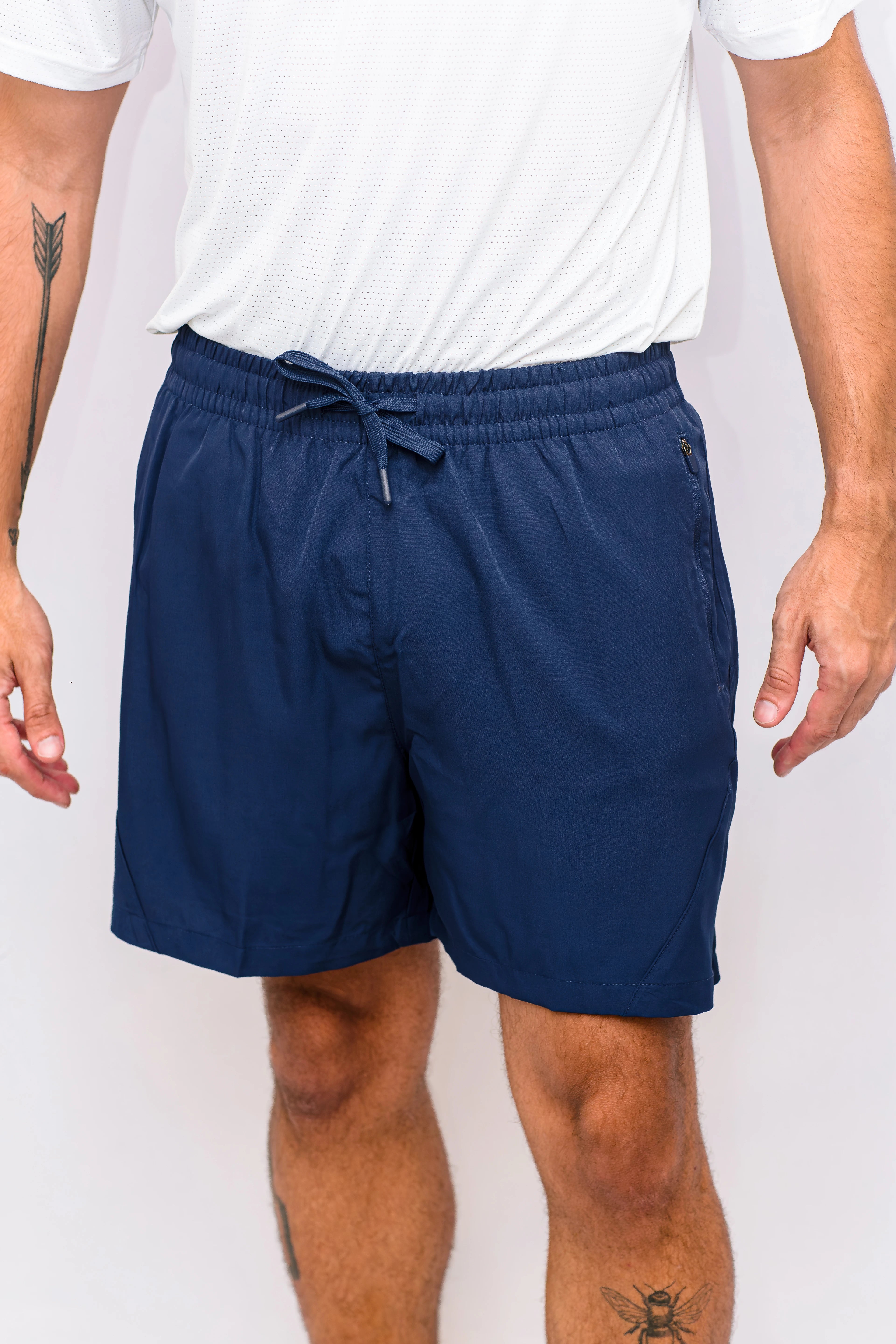 Short Tactel com Elastano e Zíper - Ideal para o seu treino