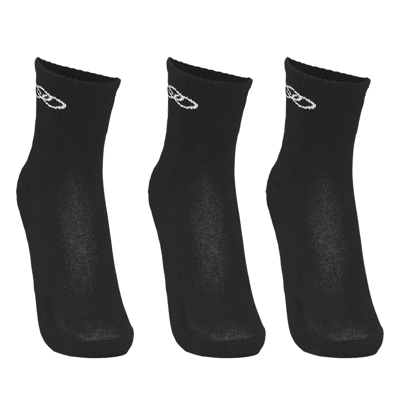 Meia Olympikus Cano Médio pacote c/ 3 pares Masculino