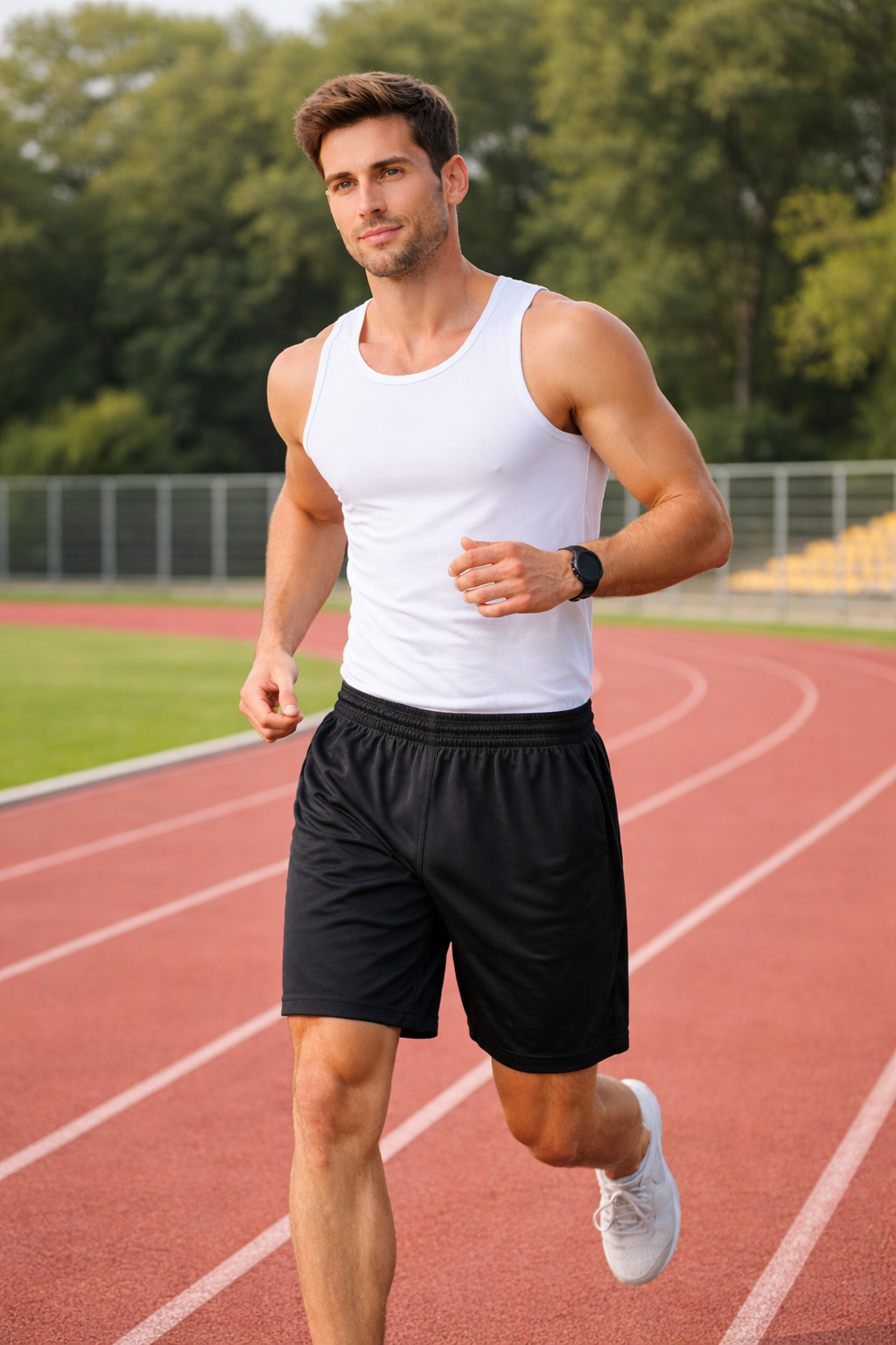 Short de Helanca Básico sem Bolso