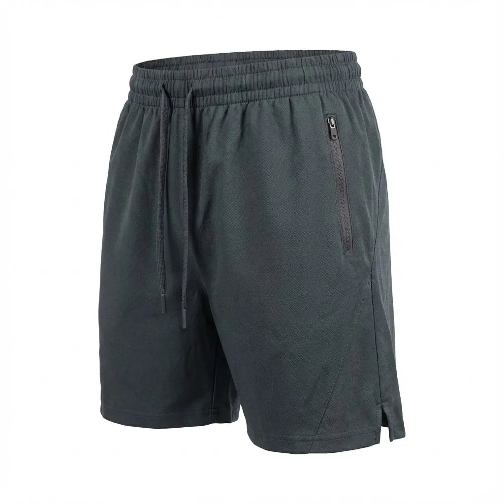 Short Tactel com Elastano e Zíper - Ideal para o seu treino