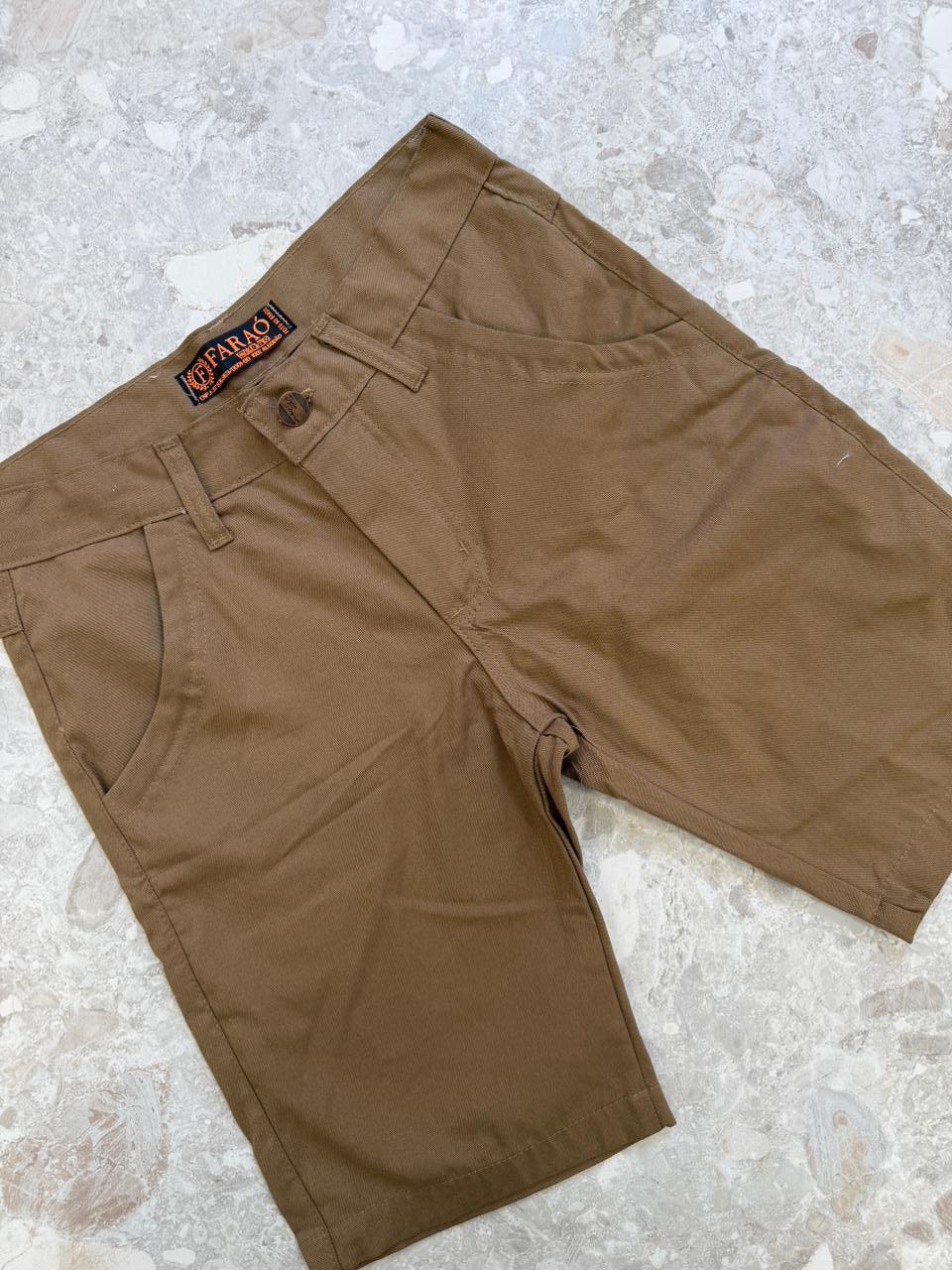 Bermuda Chino Masculina 100% Algodão | Corte reto | 4 Bolsos