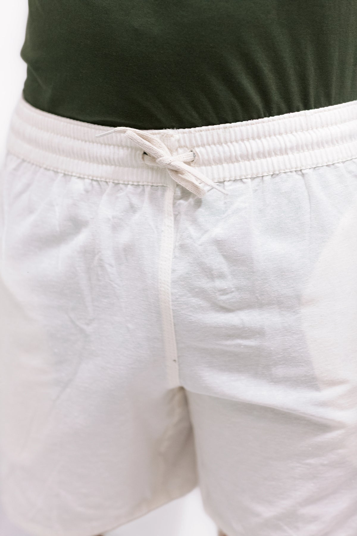 Detalhe do cós com cadarço do Short VSport Mauricinho