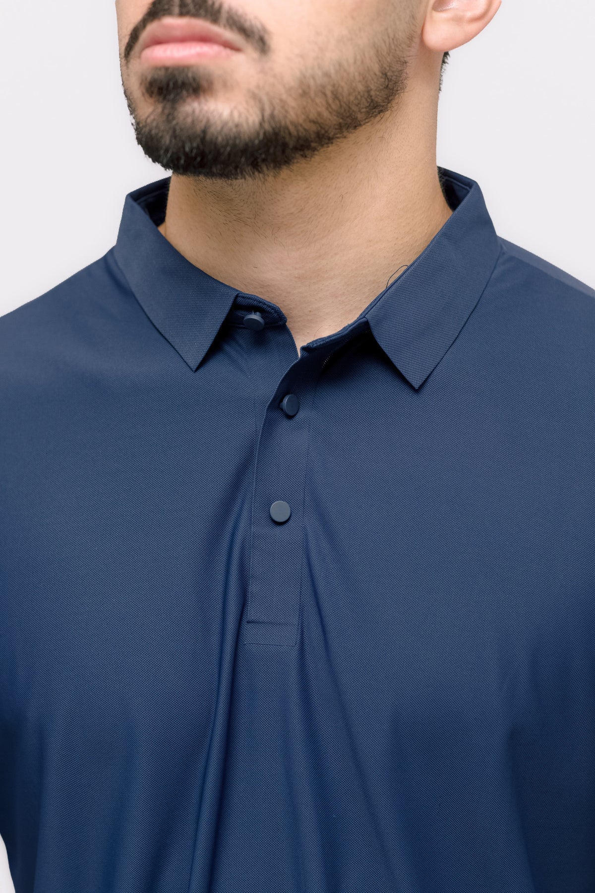 Camisa Polo Masculina Sem Costura em Poliamida