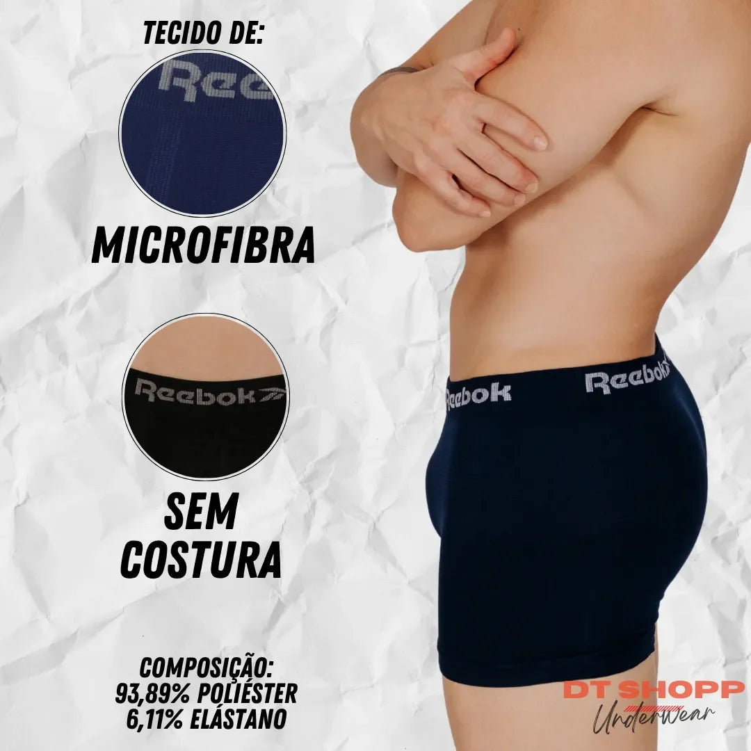Kit 6 Cuecas Reebok