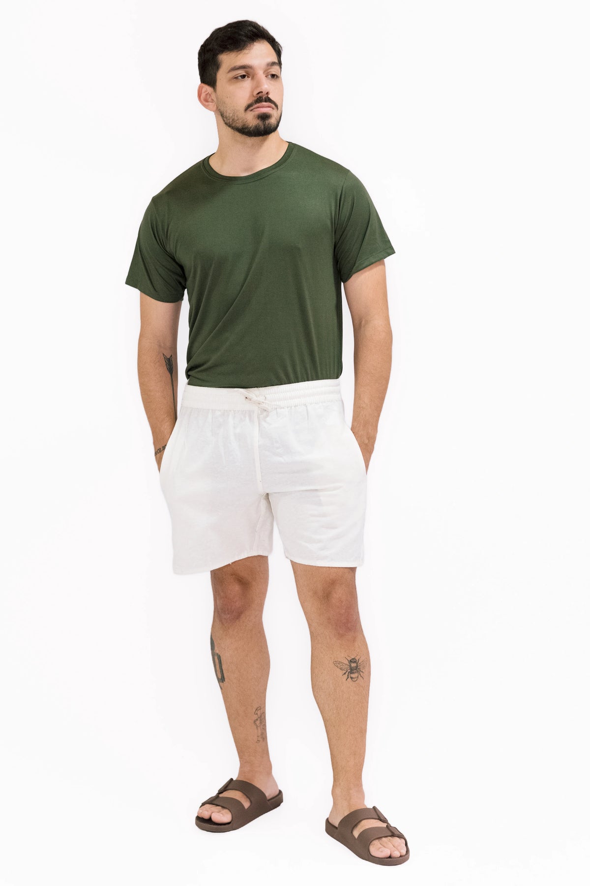 Short VSport Mauricinho Esporte Fino – look completo visto de frente