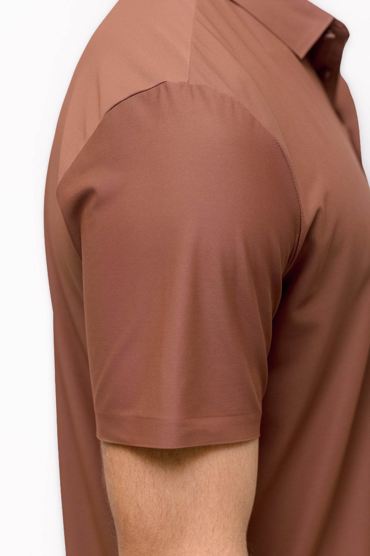 Camisa Polo Masculina Sem Costura em Poliamida